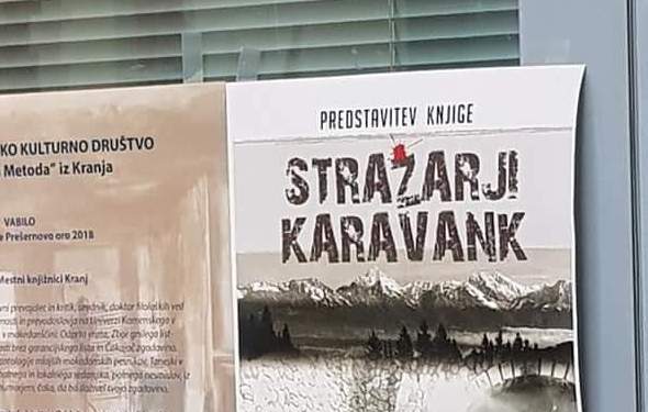 image from Predstavitev knjige Stražarji Karavank v Mestni knjižnici Kranj