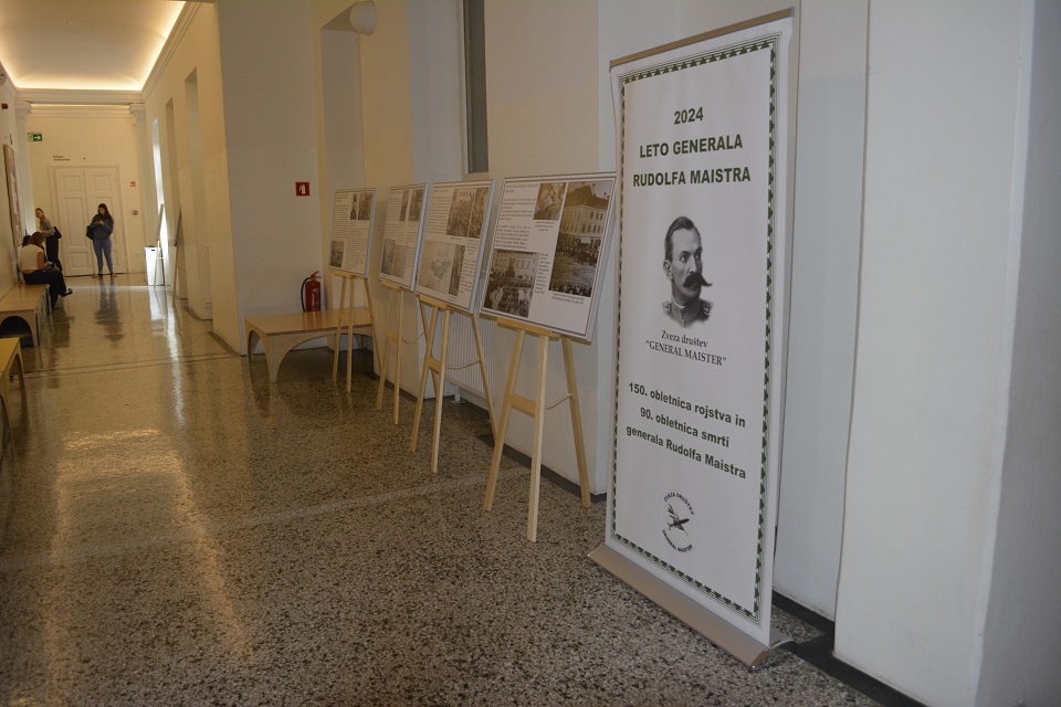 image from Razstava o Rudolfu Maistru in bojih za severno mejo v Gimnaziji Kranj